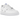Nike Air Force 1 LX White sneakers i sideprofil med hvid læderoverdel, klassiske snørebånd og slidstærk gummisål