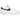 Nike Air Force 1 Low '07 White Black Pebbled Leather sneakers sideprofil i hvidt læder med sort swoosh og snørebånd