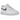 Nike Air Force 1 Low White Pink Glaze sneakers i sideprofil med hvid læderoverdel og lyserøde detaljer samt snørebånd