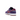 Nike Dunk Low Plum sneakers i en flot vinkel med lilla ruskind og røde snørebånd