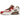 Nike Air Max 90 NRG Bacon 2021 sneakers i vinkelvisning med rød swoosh, hvide snørebånd og synlig Air unit i sålen
