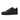 Nike Air Force 1 Low Supreme Black sneakers i sideprofil med sort læderoverdel, snørebånd og det klassiske røde Supreme bokslogo på hælen