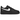 Nike Air Force 1 Low Supreme Black White sneakers i vinklet profil med sort læderoverdel, hvid sål og rød Supreme bokslogo detalje ved hælen