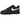 Nike Air Force 1 Low Supreme Black White sneakers i vinklet profil med sort læderoverdel og hvid gummisål