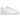 Nike Air Force 1 Low Supreme White sneakers i sideprofil med hvid læderoverdel, klassisk snøring og præget Supreme-logo ved hælen