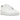 Nike Air Force 1 Low Supreme White sneakers i sideprofil med hvid læderoverdel og rød Supreme bokslogo på hælen