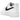Nike Air Force 1 Low Supreme White Black sneakers i sideprofil med hvid læderoverdel, sort swoosh og Supreme-logo