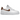 Nike Air Force 1 Low Pixel SE White Leopard sneakers i vinkelprofil med hvid læderoverdel og leopardmønstret hæl