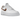 Nike Air Force 1 Low Pixel SE White Leopard sneakers i vinkelret visning med hvid overdel og leopardmønstret hæl