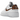 Nike Air Force 1 Low Pixel SE White Leopard sneakers i vinkelret visning med hvid overdel og leopardmønstret hæl