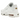 Nike Air Max Plus White Metallic Silver sneakers i sideprofil med hvid overdel, sølvfarvede detaljer og synlige Air-enheder