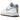 Nike Air Force 1 Low 07 LV8 Indigo sneakers i sideprofil med hvid overdel, blå accenter og klassisk gummisål
