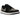Air Jordan 1 Retro Low OG Shadow 2024 sneakers i et vinklet udsnit med sort læderoverdel grå detaljer og klassisk hvid mellemsål