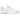 Nike Air Max 90 Leather Triple White sneakers i sideprofil med helt hvid læderoverdel, matchende snørebånd og synlig Air unit i sålen