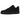 Nike Air Force 1 Low Stussy Black sneakers i sideprofil med sort overdel i kanvas, hvid sål og broderet logo på tåen