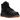 Nike Air Force 1 High Utility 2.0 Black Gum Orange sneakers i sideprofil med sort læderoverdel, gummisål og orange detaljer