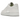 Nike Air Force 1 Low Next Nature White Metallic Grey sneakers i sideprofil med hvid overdel og metallisk grå swoosh