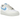 Nike Air Force 1 Low 07 Next Nature Pale Ivory University Blue sneakers i sideprofil med lyseblåt swoosh og hvid sål