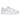Nike Dunk Low Photon Dust sneakers i vinkelvisning med hvid og lysegrå overdel i læder samt flade snørebånd