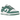 Nike Dunk Low Next Nature Bicoastal sneakers i en klassisk sideprofil med hvid læderbase og grønne overlays samt snørebånd