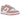 Nike Dunk Low Next Nature Elemental Pink sneakers i et klassisk sideprofil med lyserøde og hvide læderdetaljer samt hvid mellemsål