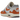 Nike Air Max 1 Patta Waves Monarch sneakers i vinklet visning med orange bølget læder mudguard og hvid mesh overdel