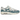 Nike Air Max 1 Patta Noise Aqua sneakers i vinkelret visning med grå mesh, hvid mellemsål og blå mudguard