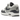 Nike Air Max 1 LV8 Obsidian sneakers i en vinklet profil med hvid overdel, mørkeblå ruskind og synlig Air enhed i sålen