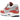 Nike Air Max 1 Martian Sunrise sneakers i vinkelret visning med hvid mesh, grå overlays og rød swoosh samt synlig Air enhed