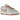 Nike Dunk Low Fossil Rose sneakers i et klassisk sideprofil med rosa og grå ruskind samt et mørkt swoosh-logo og hvid mellemsål.