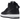 Nike Air Force 1 Mid Stussy Black White sneakers i vinklet profil med sort læderoverdel hvid swoosh og ankelrem