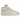Nike Air Force 1 Mid Stussy Fossil sneakers i sideprofil med beige kanvasoverdel, hvidt swoosh og ankelrem.