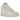 Nike Air Force 1 Mid Stussy Fossil sneakers i vinkelvisning med beige kanvasoverdel, hvidt swoosh og ankelrem med logo