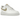 Nike Air Force 1 Low White Barely sneakers i sideprofil med hvid læderoverdel, snørebånd og klassisk sål