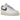 Nike Air Force 1 07 LX Coconut sneakers i sideprofil med hvid læderoverdel, beige swoosh og klassisk gummisål