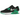 Nike Air Max 90 Black Stadium Green sneakers i vinkelret visning med sort overdel, grønne detaljer og synlig Air enhed