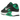 Nike Air Max 90 Black Stadium Green sneakers i sideprofil med sort overdel, grønne detaljer og synlig Air enhed i mellemsålen