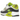 Nike Air Max 90 Cyber sneakers i en vinkel med hvid overdel, gule detaljer og synlig Air enhed i sålen