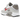 Nike Air Max 90 White College Grey Vast Grey University Red sneakers i sideprofil med hvid overdel, røde detaljer og synlig Air unit