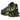Nike Air Max Plus Pacific Moss sneakers i vinkelret visning med grøn gradient mesh overdel, sorte detaljer og synlige Air enheder