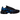 Nike Air Max Plus Black Blue Crystal sneakers i vinkelret visning med sort overdel, blå detaljer og synlige Air enheder i sålen