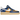 Nike Air Force 1 Low SP Undefeated 5 On It Blue Yellow Croc sneakers i sideprofil med blå og gule krokodilleskinddetaljer