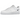 Nike Air Force 1 Low Multi-Swoosh White sneakers i vinklet profil med hvid overdel i læder og flersidede swoosh-logoer.