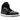 Air Jordan 1 Mid Craft Inside Out Black sneakers i sideprofil med sort læderoverdel grå detaljer og hvid mellemsål