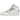 Air Jordan 1 Mid SE Craft Inside Out White Grey sneakers i vinklet profil med hvide og grå læderpaneler samt synlige syninger