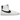 Nike Blazer Mid 77 Next Nature White Black sneakers i sideprofil med hvid overdel, sort swoosh og ruskinddetaljer ved tåen