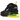 Nike Air Max 270 Black Neon sneakers i sideprofil med sort overdel, neongrønne detaljer og synlig Air-hæl