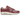 Nike Air Max 1 Patta Waves Maroon sneakers i vinkelret visning med bølget bordeaux læder mudguard og hvid mellemsål
