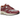 Nike Air Max 1 Patta Waves Maroon sneakers i sideprofil med bølget bordeaux læderbølge og hvid mellemsål med synlig Air enhed