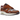 Nike Air Max 1 Patta The Next Wave Dark Russett sneakers i vinkelret visning med brun læder upper, bølgeformet mudguard og synlig Air unit
